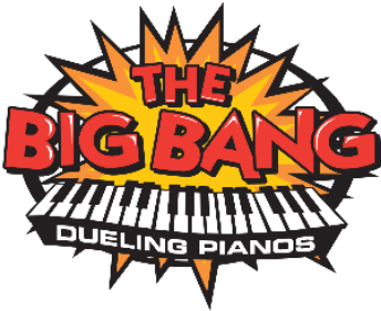 The Big Bang Dueling Piano Bar logo scroll