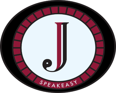 Johnnys Speakeasy logo scroll