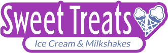 Sweet Treats Ice Cream & Milkshakes logo scroll - Homepage