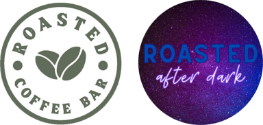 Roasted Coffee Bar logo scroll