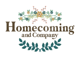 Homecoming & Company logo top - Homepage