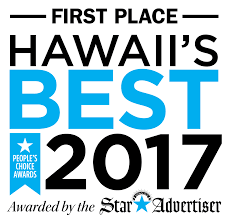 first place Hawaii's best 2017 badge