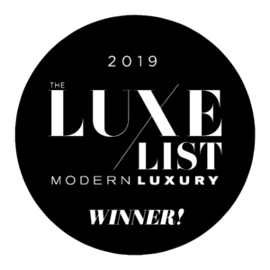 The luxe list winner 2019 badge