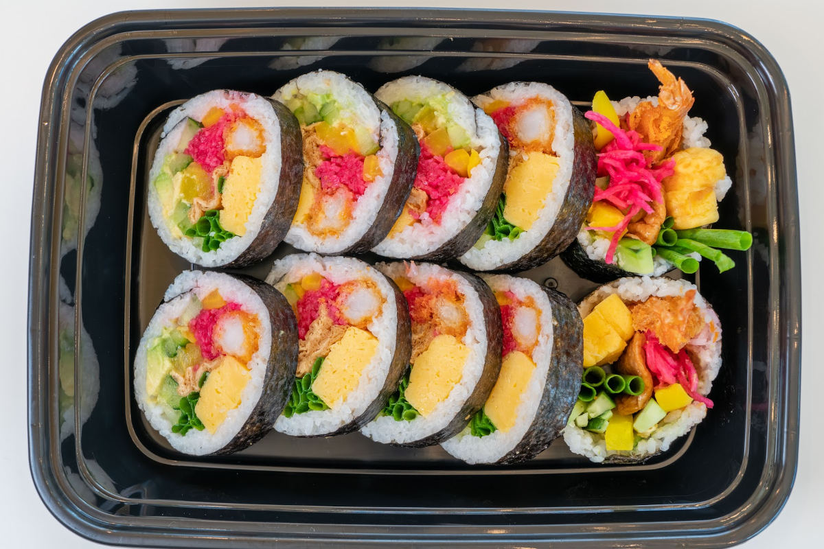 Assorted sushi delights