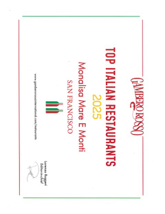 Top Italian Restaurants Award 2025