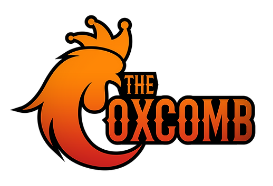 The Coxcomb logo scroll