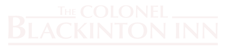 Colonel Blackinton Inn logo top - Homepage