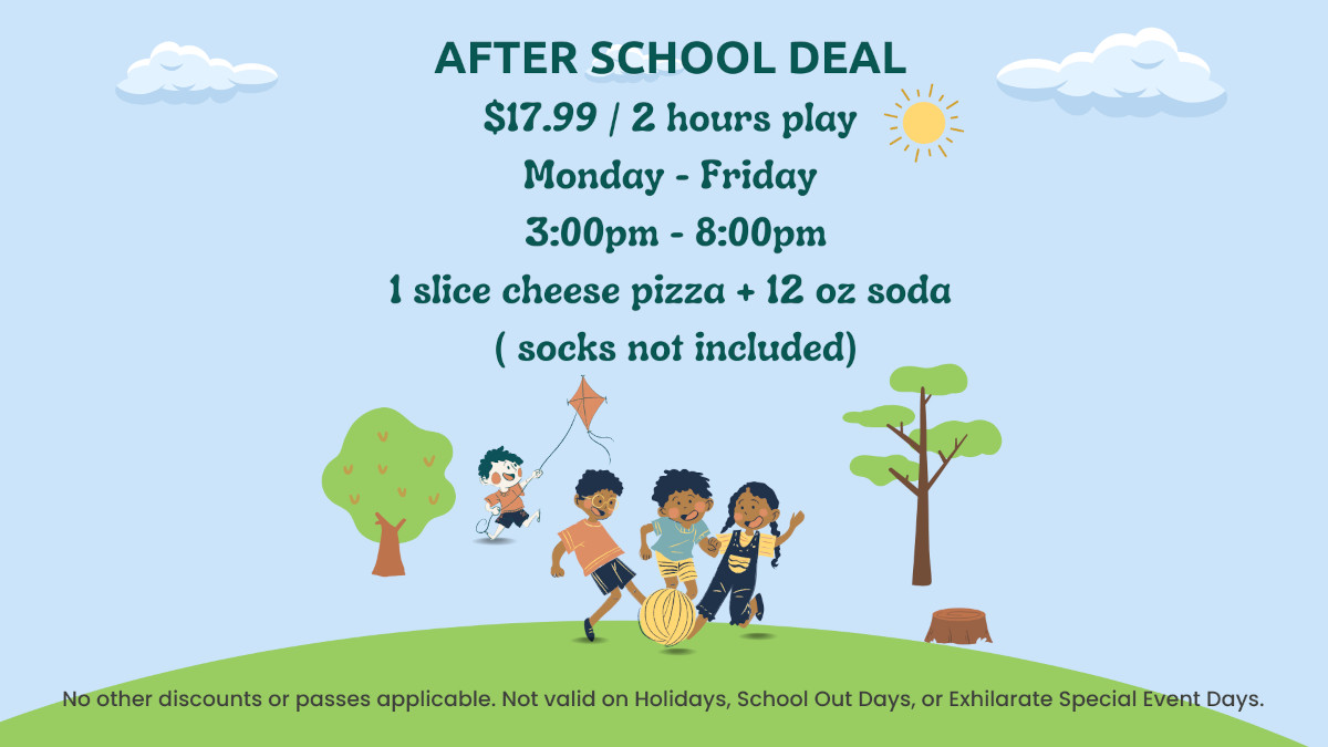 after school deal flyer