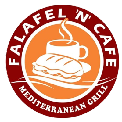 Falafel's N Cafe logo scroll - Homepage