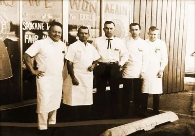 historical photo of the staff