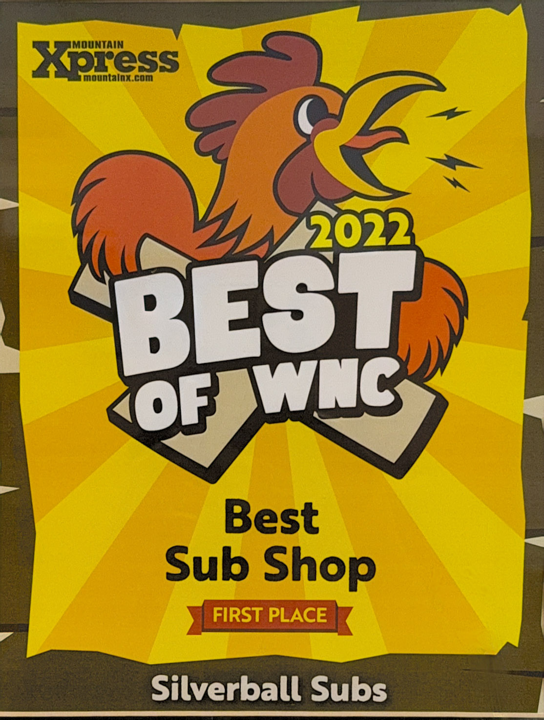 Best Of WNC 2022 - Best Sub Shop First Place