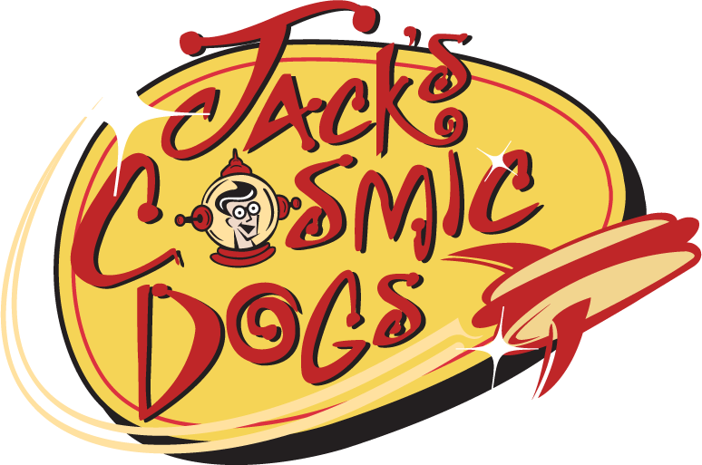 Jack's Cosmic Dogs logo top - Homepage