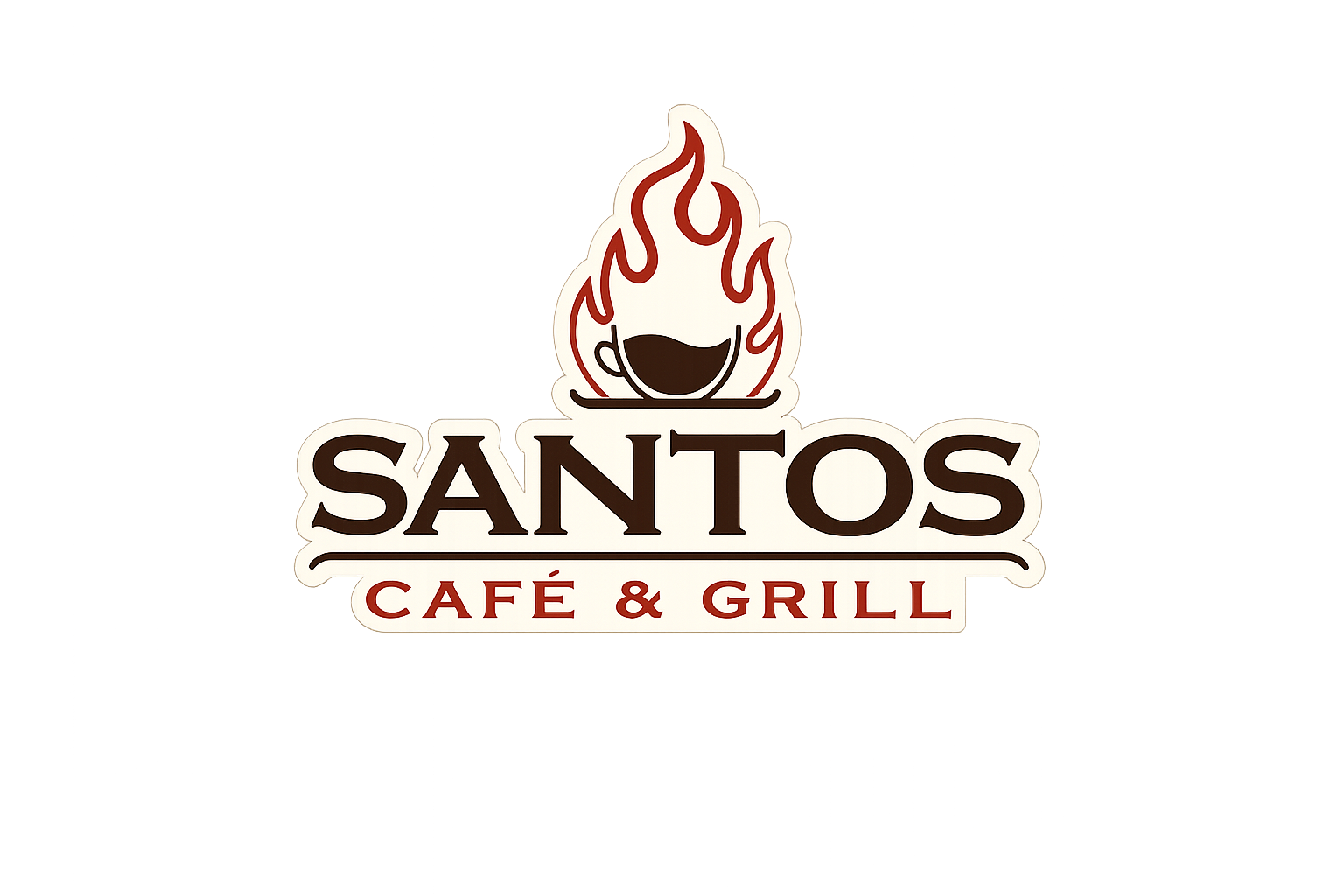 Santos Cafe & Grill logo top - Homepage