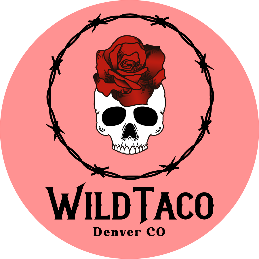 Wild Taco Denver logo scroll - Homepage