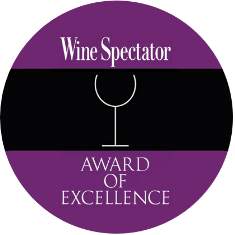 Wine Spectator Award of Excellence badge