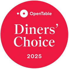 OpenTable Diners’ Choice 2025 award badge