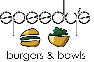 Speedy's Burgers & Bowls logo scroll - Homepage
