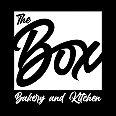 The Box Bakery & Kitchen logo scroll - Homepage