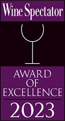 Wine Spectator - Award of excellence 2023