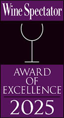 Wine Spectator - Award of excellence 2025