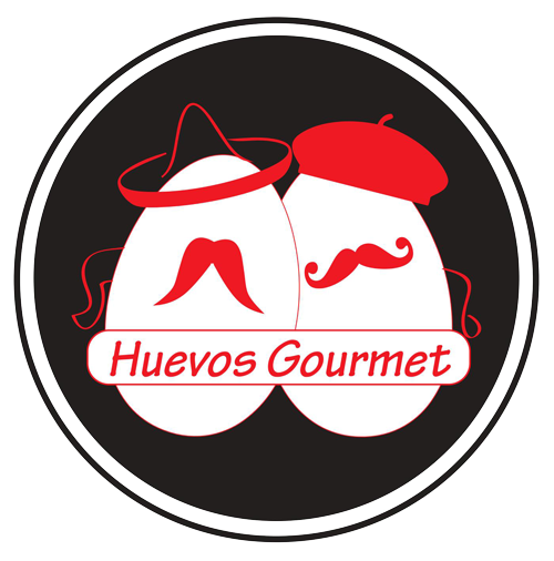 Huevos Gourmet logo scroll - Homepage