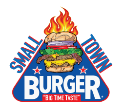 Small Town Burger logo top - Homepage