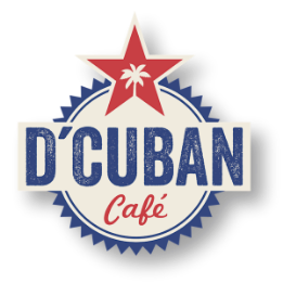 D'Cuban Cafe logo scroll - Homepage