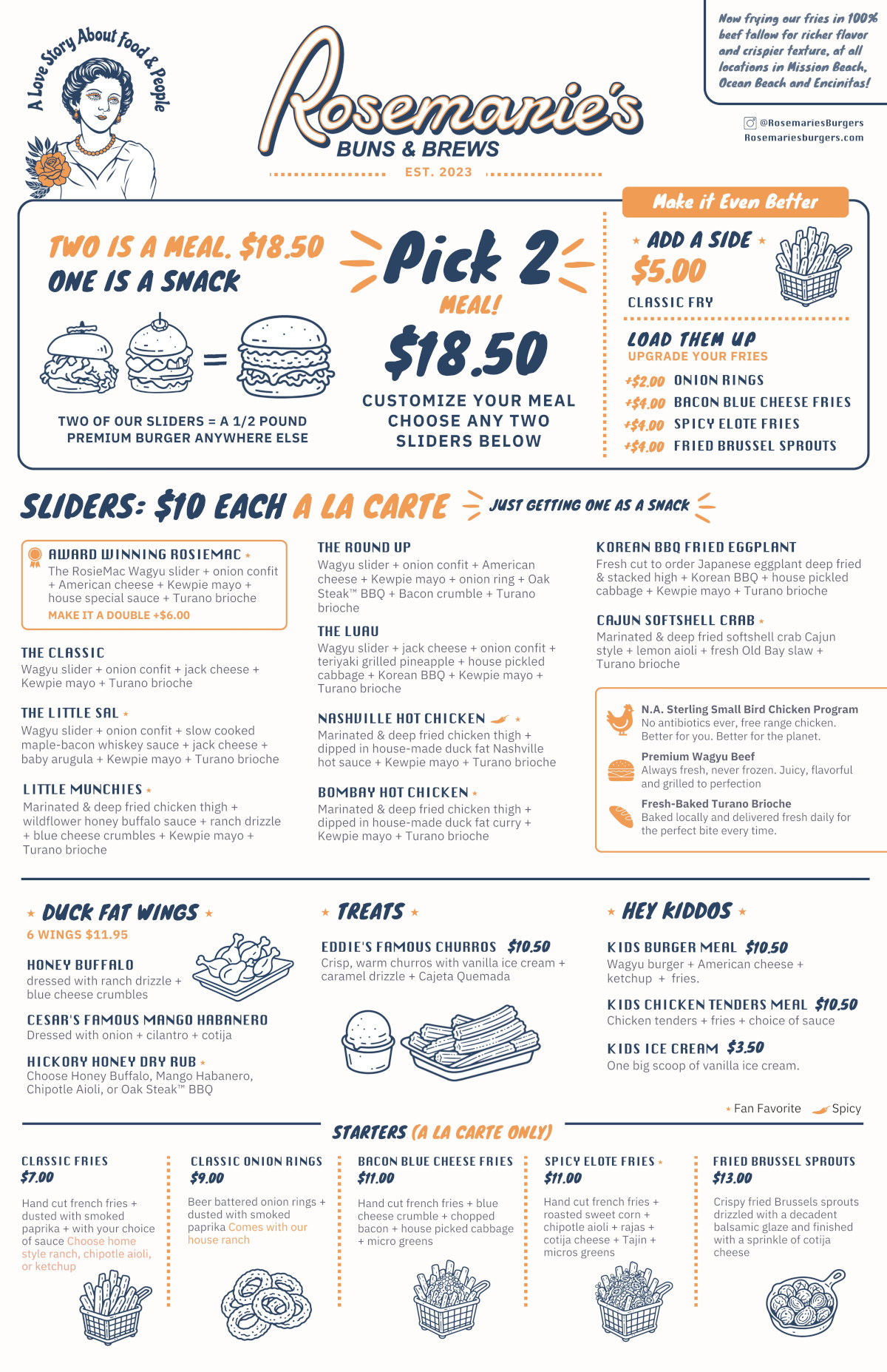 Encinitas menu