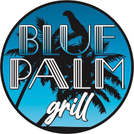 Blue Palm Grill logo top - Homepage