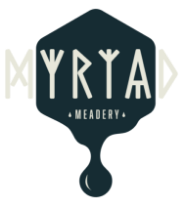 Myriad Meadery logo scroll - Homepage