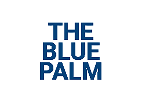 The Blue Palm logo top - Homepage