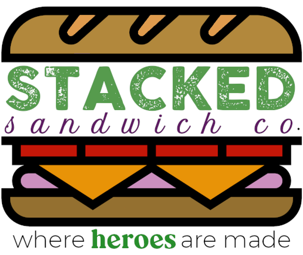 Stacked Sandwich Co. logo top - Homepage