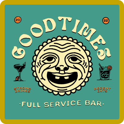 GoodTimes Full service Bar logo top - Homepage