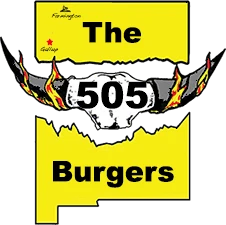 THE 505 BURGERS & Wings logo top - Homepage