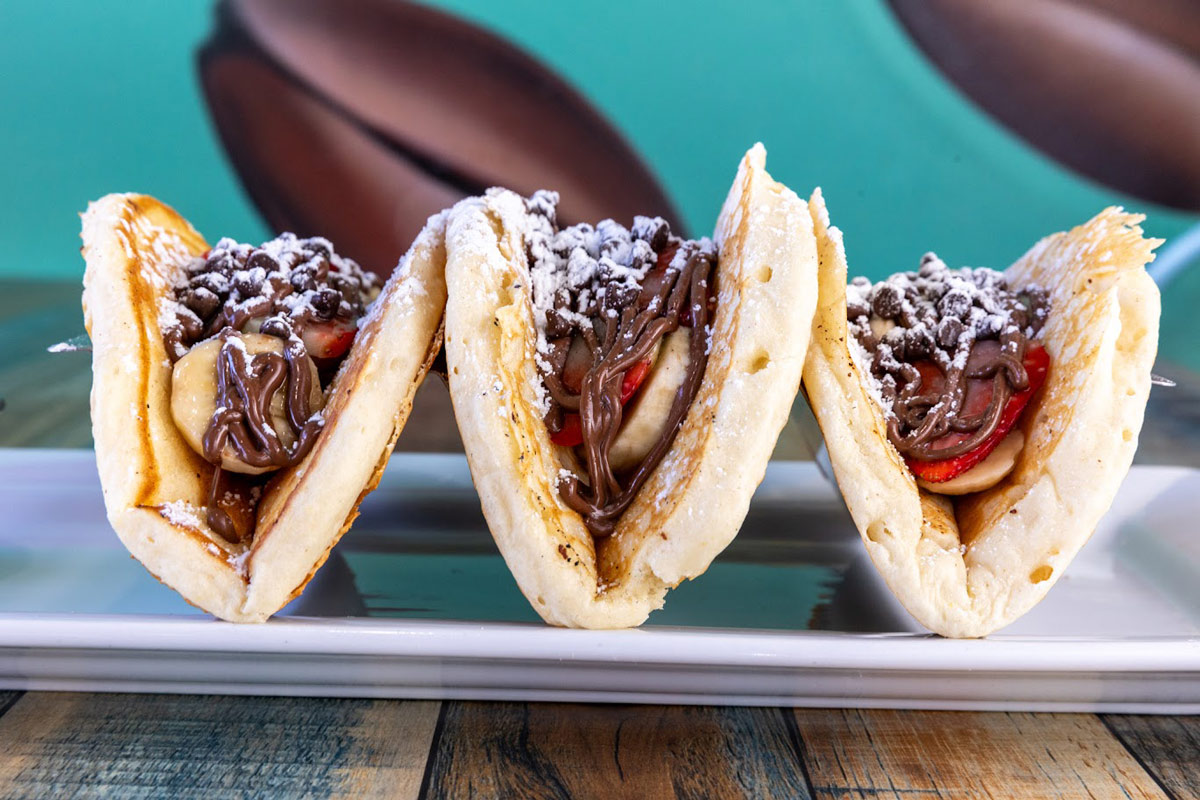 Pancake Fruit Tacos