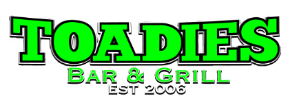 Toadies Bar and Grill logo top - Homepage