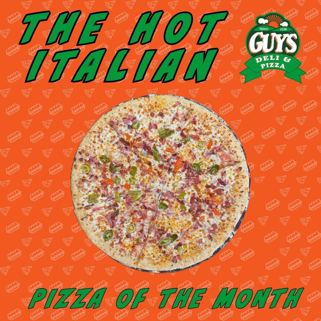 Pizza of the month - the hot italian