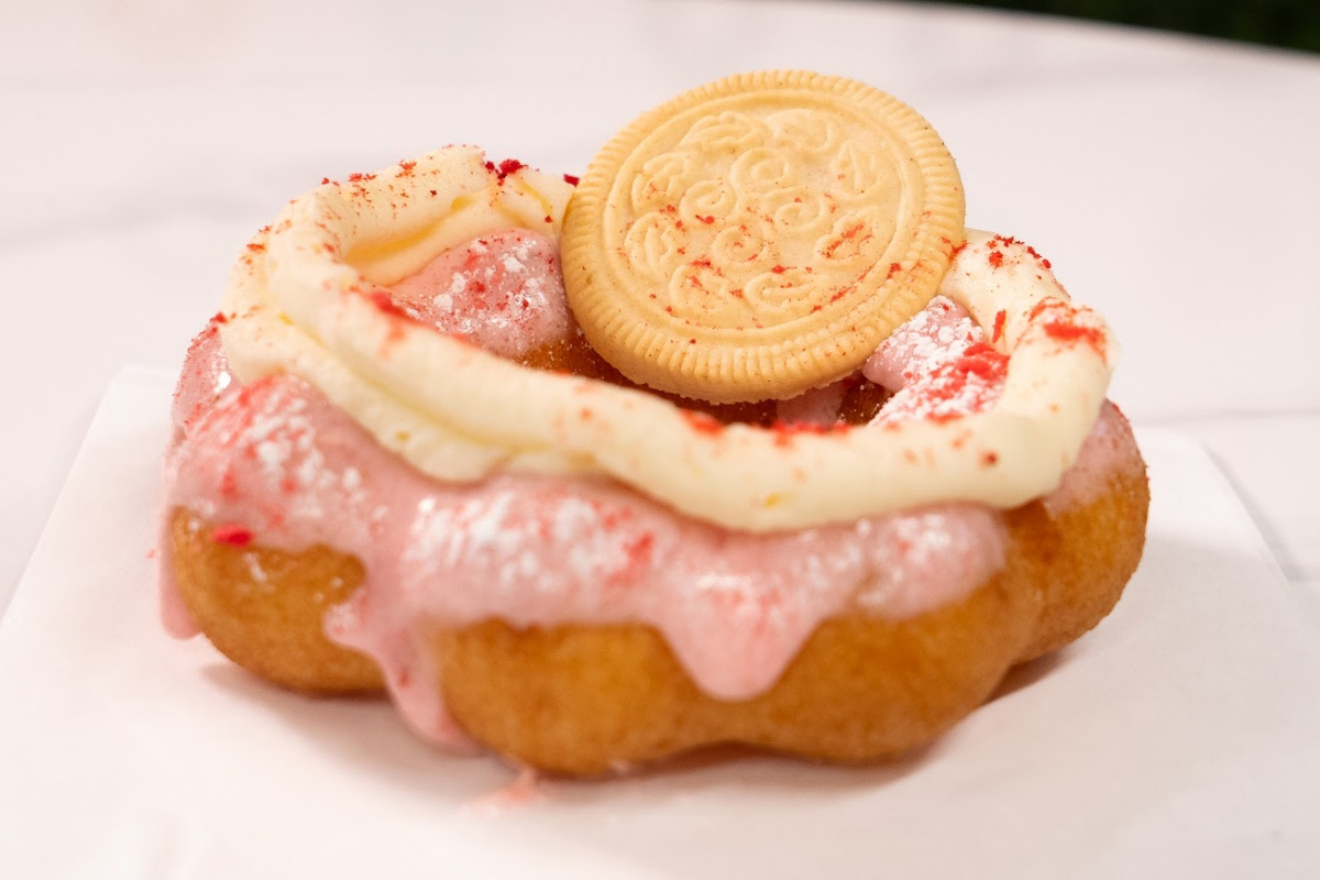 Strawberry Mochi Donut