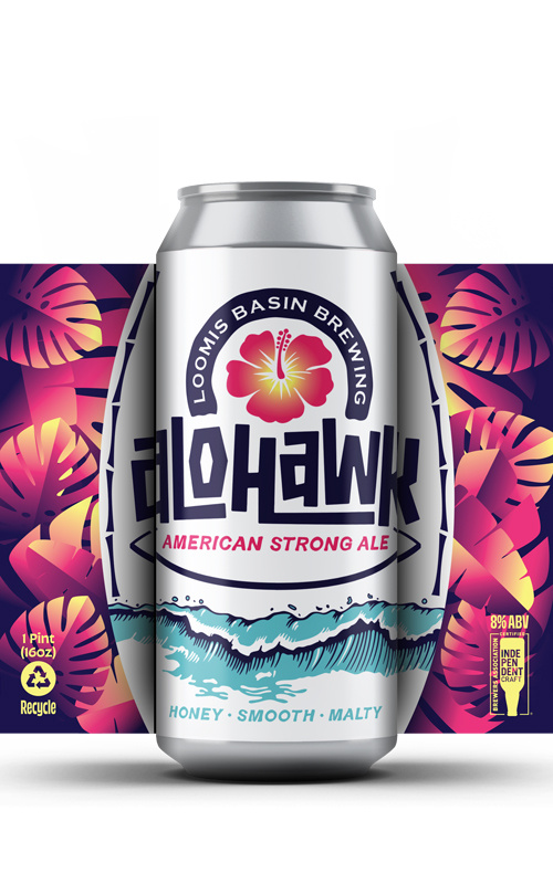 Alohawk Strong Ale Can