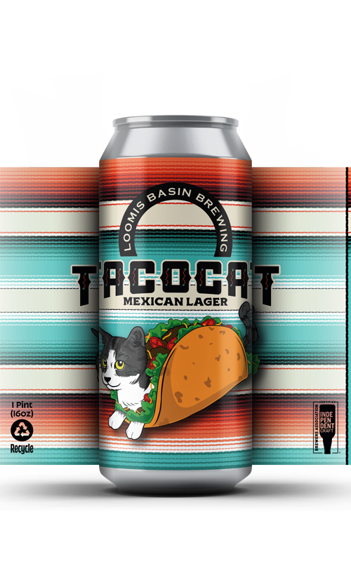 TacoCat Mexican Lager Can