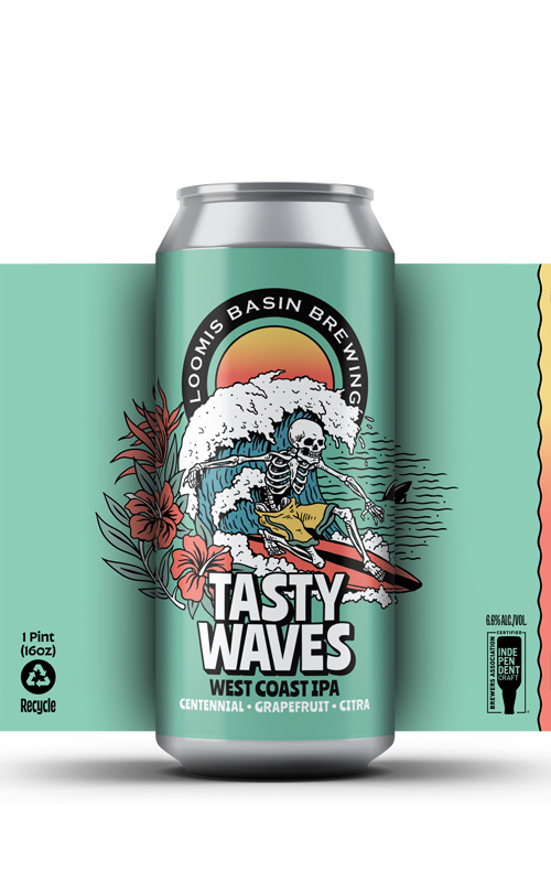 Tasty Waves West Coast IPA Can