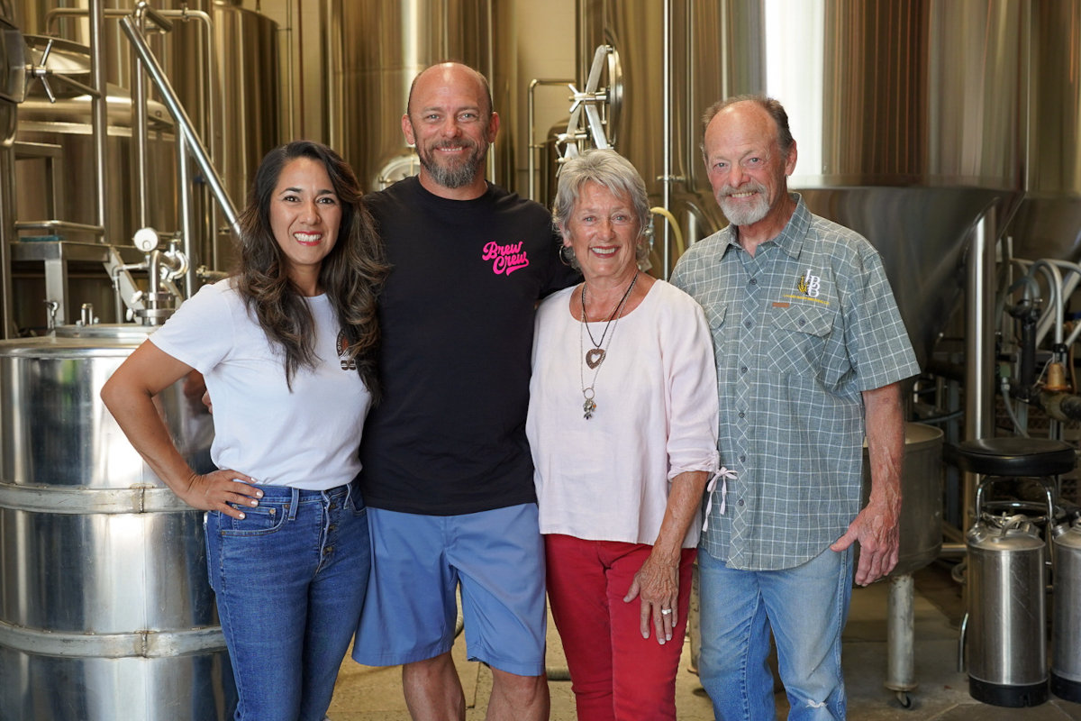 Owners Jim and Kenny with their wives