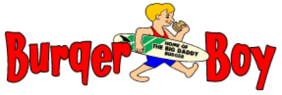 Burger Boy surfboard logo