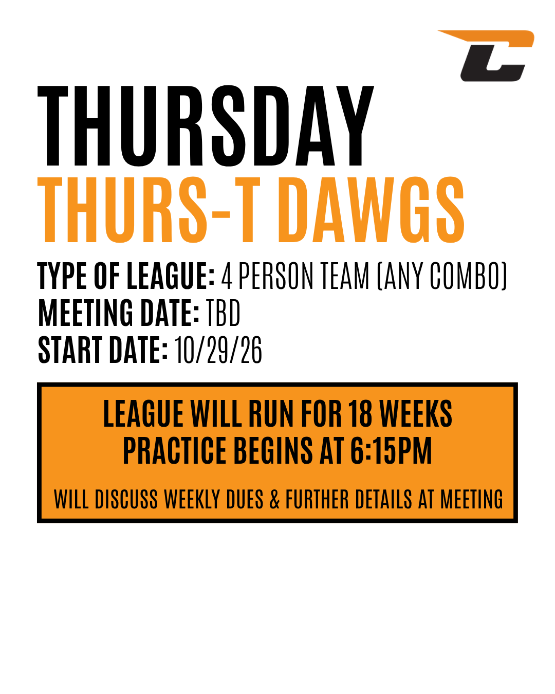 Thursday Thurs-t Dawgs