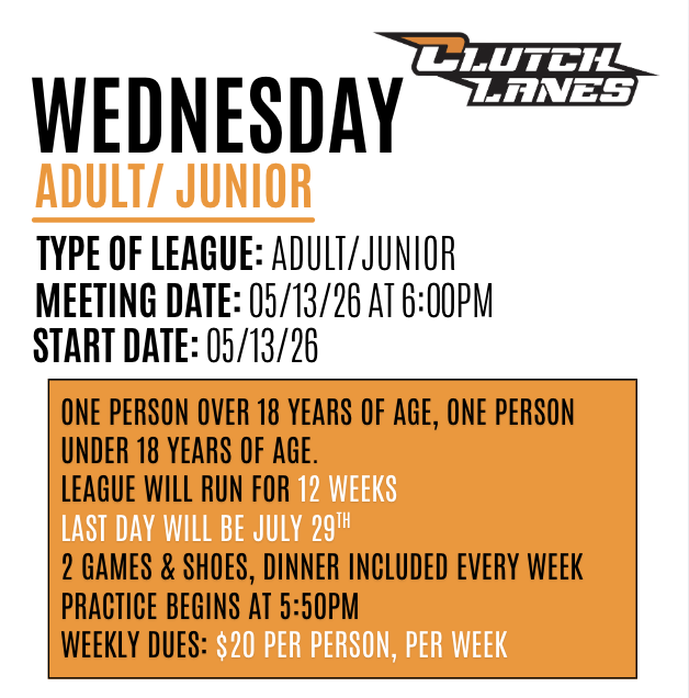 Wednesday Adult/Junior