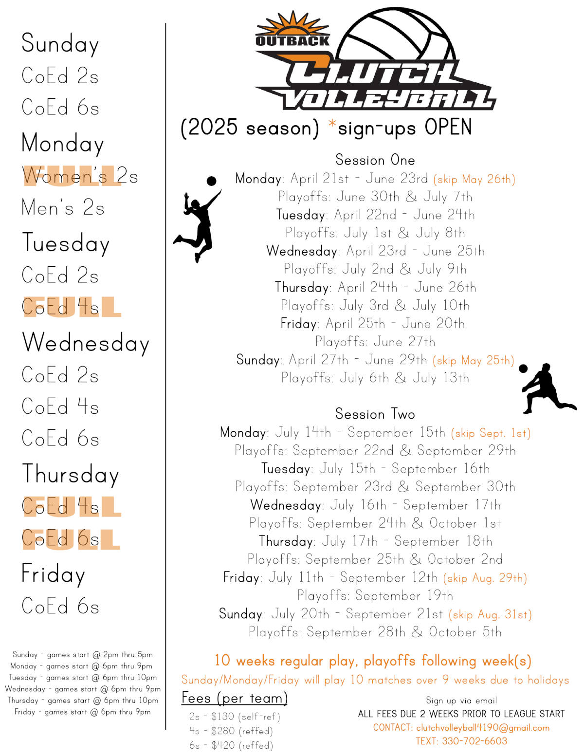 volleyball flyer 2024