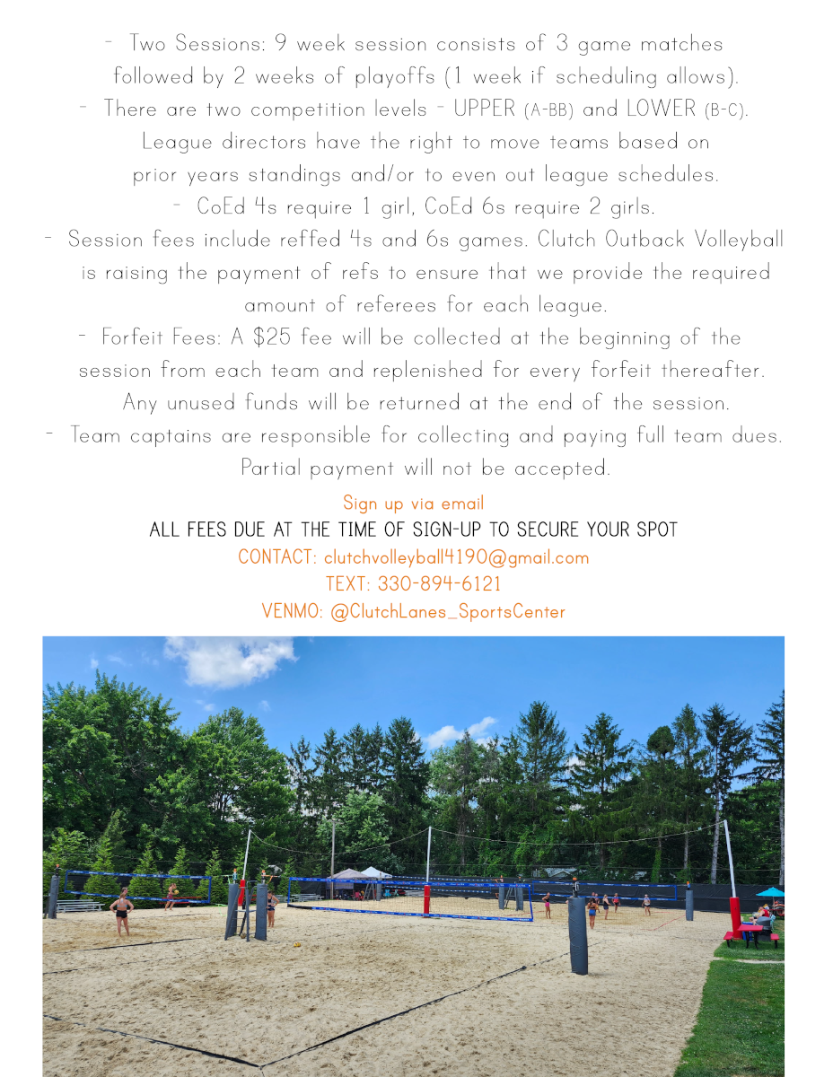 Volleyball tournament flyer 2026, part 2