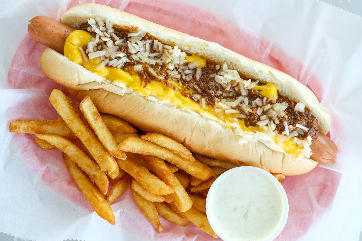 Chili Cheese Footlong with Fries