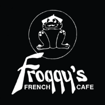 Froggy’s French Cafe logo scroll - Homepage