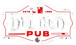 Del-Red Pub logo top - Homepage